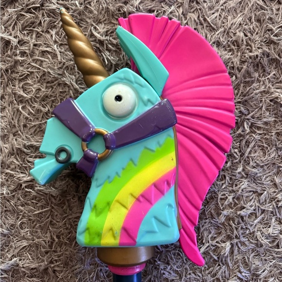 Fortnite Rainbow Smash Prop Replica Pickaxe 38” Full Size Unicorn Cosplay - Picture 3 of 10